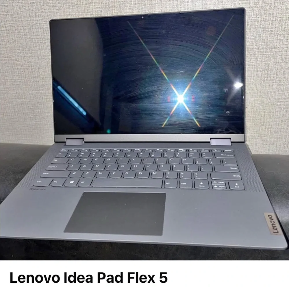 Lenovo Gray Convertible Laptop with Sleek Design